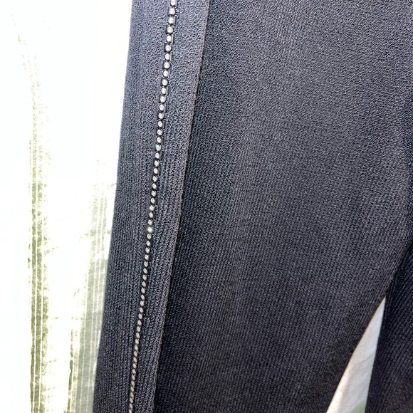 Vtg. St. John Evening Rhinestone Trim Knit Pant - Picture 11 of 13